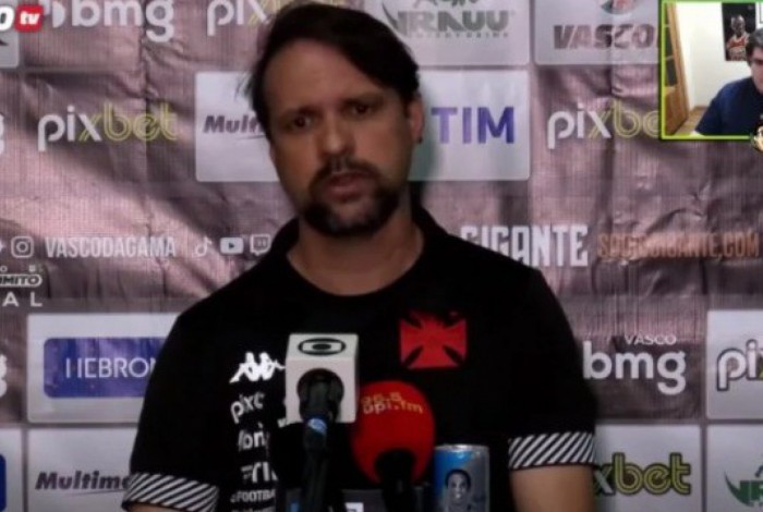 Casimiro Miguel se irritou com a coletiva de Maurício Souza, técnico do Vasco