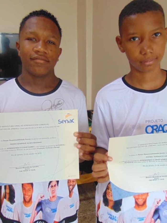 Localizado no bairro do Arsenal, a sede do projeto atende cerca de 500 crianças no município de São Gonçalo.