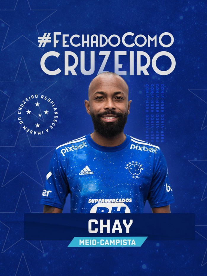 Chay é o novo reforço do Cruzeiro