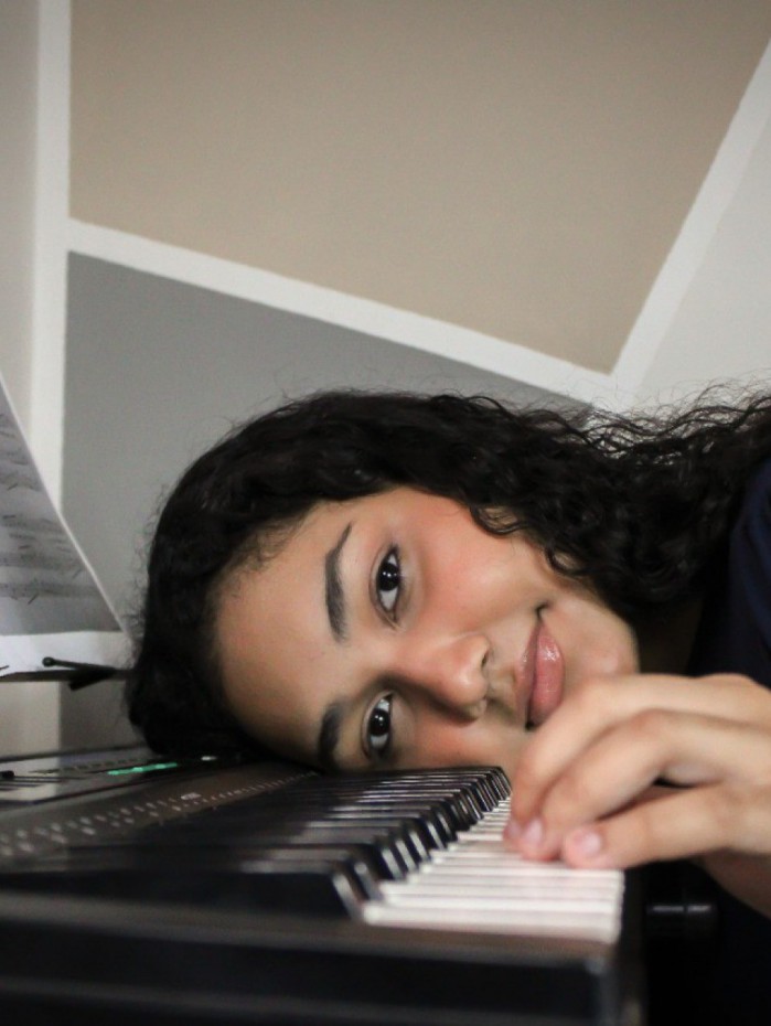 A também dubladora e atriz, Bia Miranda mostrou-se talentosa desde criança