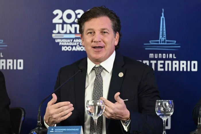 Presidente da Conmebol, Alejandro Domínguez deseja que Copa do Mundo de 2030 seja na América do Sul