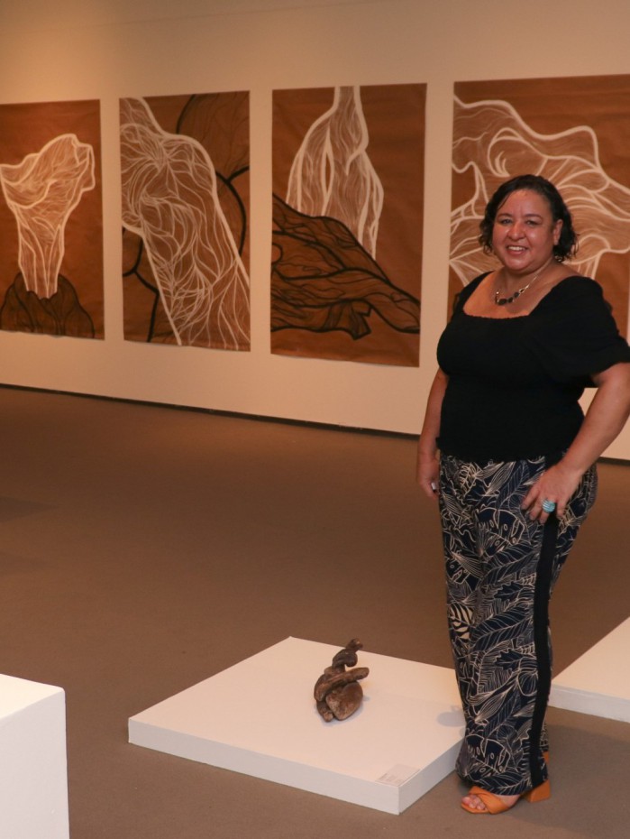 A artista Wil Catarina vai estar com a exposi&ccedil;&atilde;o "O que o olhar evoca" no MAC.