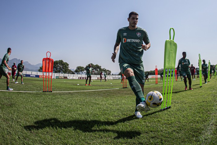 NINO Rio de Janeiro - 05/08/2022 - Ct Carlos Castilho. 
Fluminense treina esta manhã no CT Carlos Castilho.
FOTO: MARCELO GONÇALVES / FLUMINENSE F.C.
.
IMPORTANTE: Imagem destinada a uso institucional e divulgação, seu
uso comercial está vetado incondicionalmente por seu autor e o
Fluminense Football Club.É obrigatório mencionar o nome do autor ou
usar a imagem.
.
IMPORTANT: Image intended for institutional use and distribution.
Commercial use is prohibited unconditionally by its author and
Fluminense Football Club. It is mandatory to mention the name of the
author or use the image.
.
IMPORTANTE: Imágen para uso solamente institucional y distribuición. El
uso comercial es prohibido por su autor y por el Fluminense FootballClub. 
És mandatório mencionar el nombre del autor ao usar el imágen.