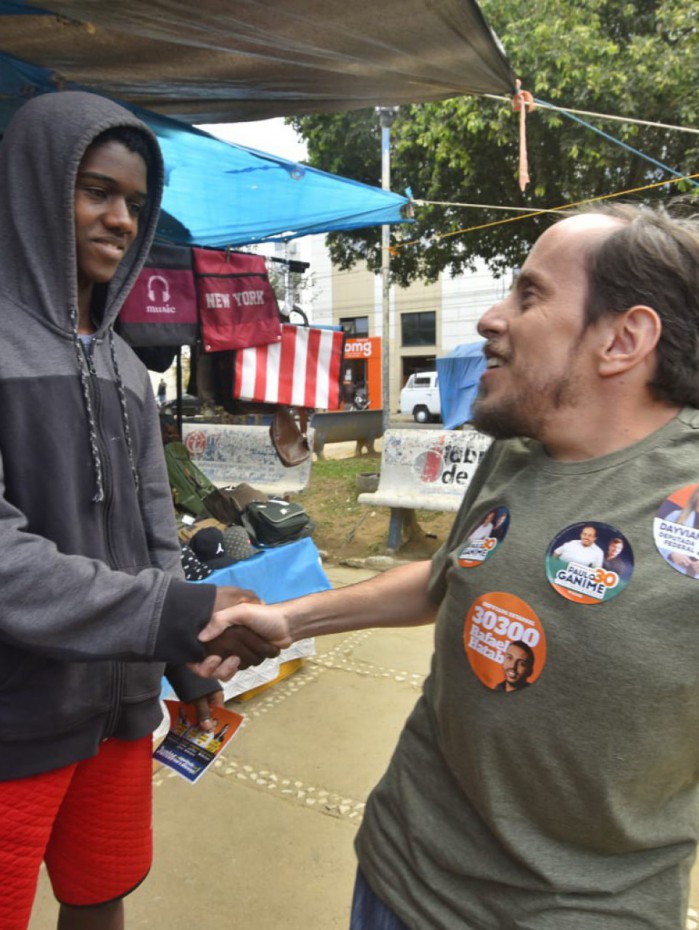 Paulo Ganime (Novo) faz campanha na região Noroeste do Rio de Janeiro