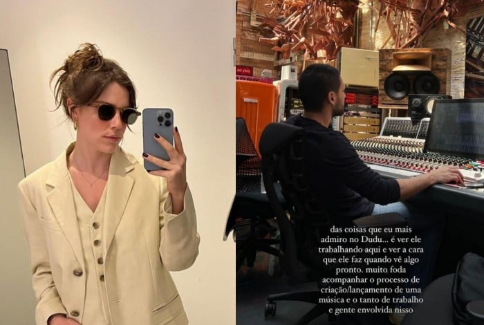 Alice Wegmann enalteceu o trabalho do namorado 