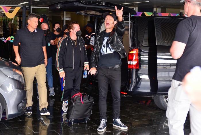 Green Day desembarcou no Brasil para show no Rock in Rio 