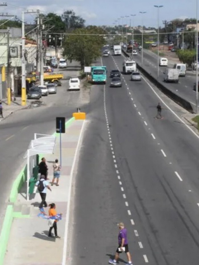 Ponto de ônibus em Vista Alegre