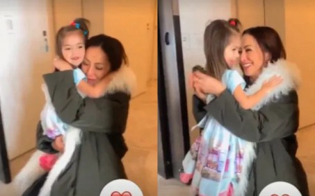 Sabrina Sato reencontra Zoe depois de viagem pela Europa