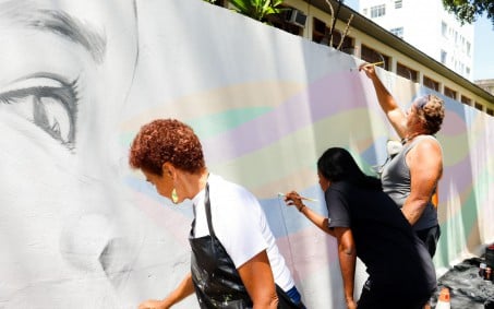 Mural artístico será inaugurado no Instituto Rangel Pestana, em Nova Iguaçu