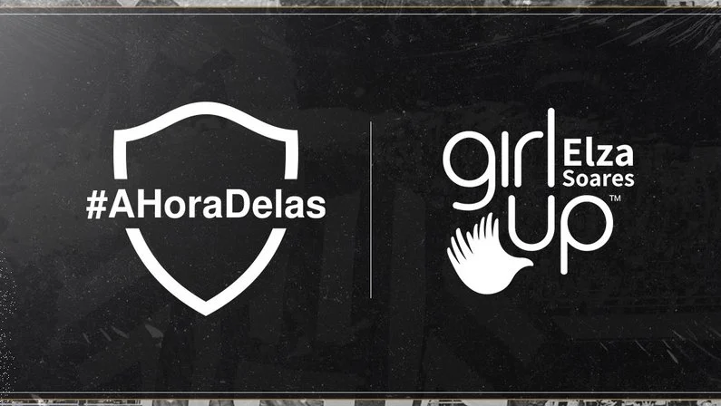 Botafogo faz campanha de arrecadação de absorventes junto à Girl Up Elza Soares