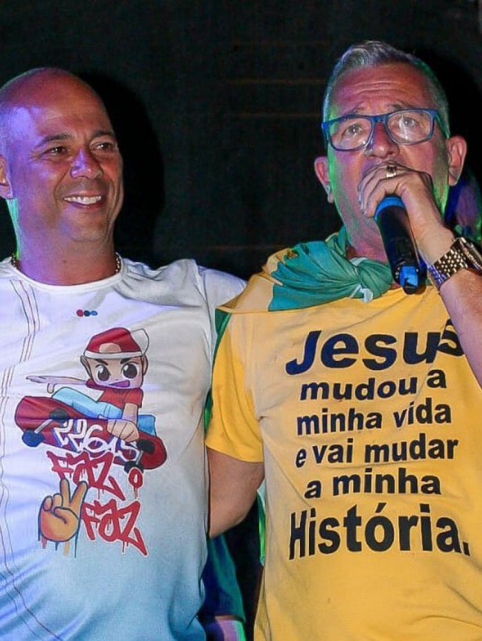 Deputado Estadual Valdecy da Sa&uacute;de e Deputado Federal Bebeto 