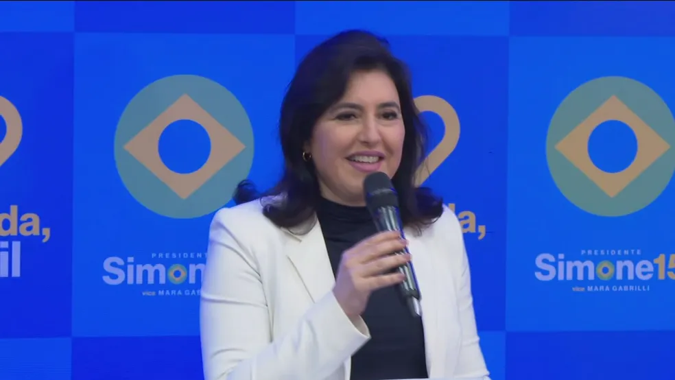 Simone Tebet declara apoio a Lula no 2&ordm; turno