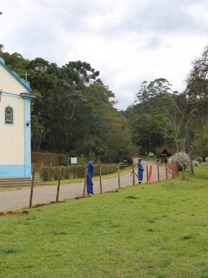 Construção de campo de futebol em área tombada de Visconde de Mauá