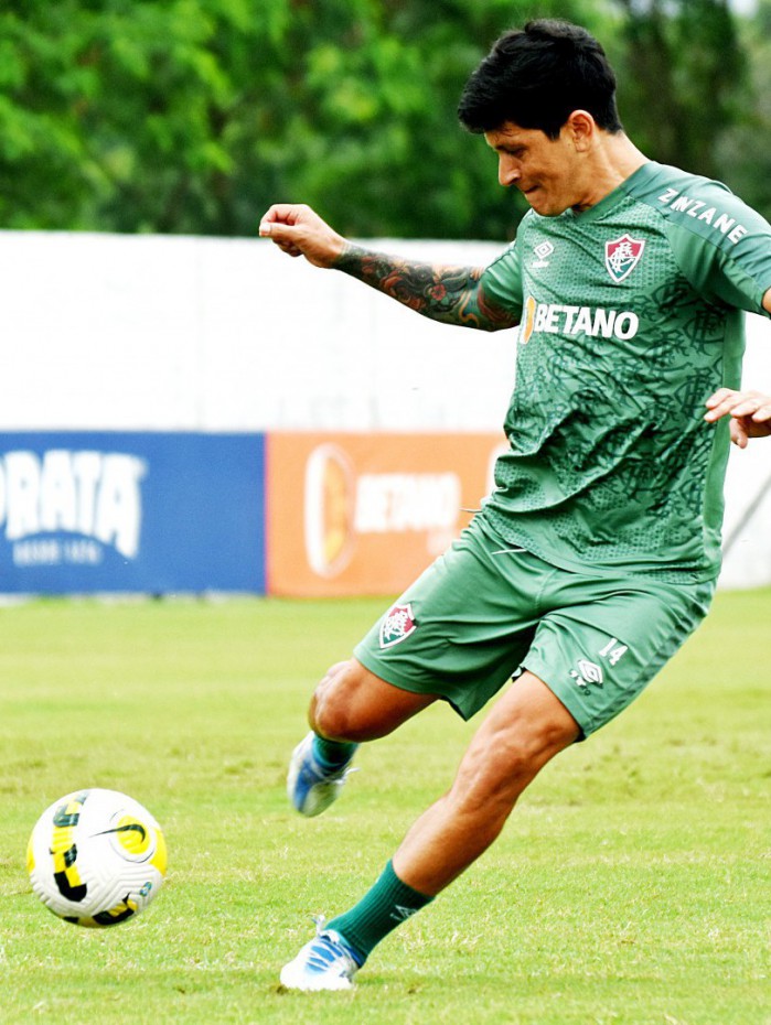 Cano no treino do Fluminense  - MAILSON SANTANA/FLUMINENSE FC