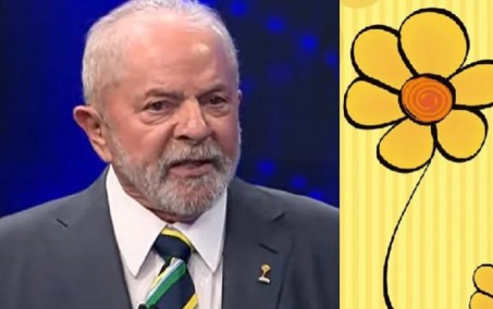 Broche usado por Lula em debate tem logo de campanha contra exploração sexual infantil