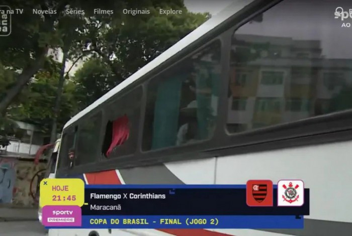 Ônibus com torcedores do Corinthians foi atacado ao chegar no Rio de Janeiro para a final da Copa do Brasil