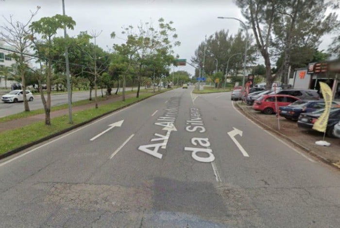 Avenida Alfredo Balthazar da Silveira, no Recreio dos Bandeirantes, onde ocorreu o acidente