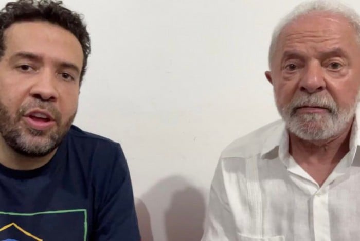 Lula (PT) e Janones (Avante) fizeram uma live no facebook nesta sexta-feira (21)