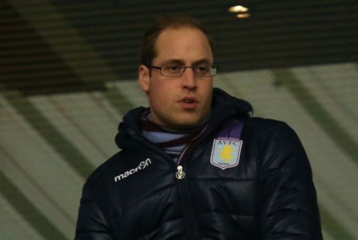 Príncipe William é torcedor do Aston Villa, da Inglaterra