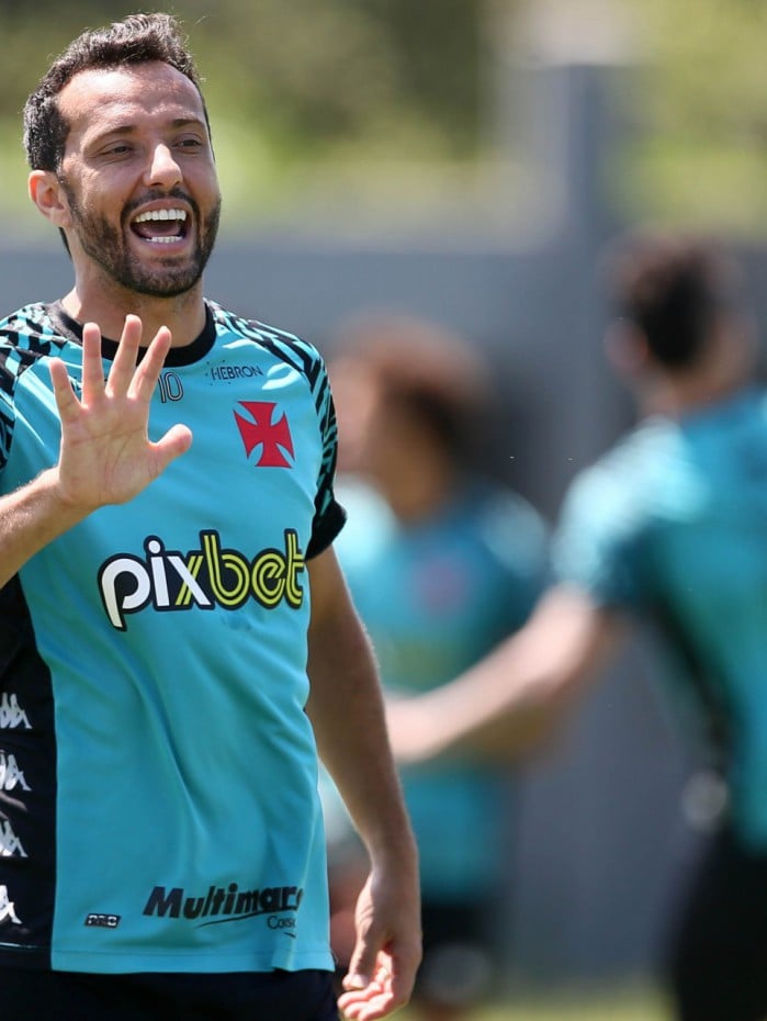 Nene no treino do Vasco da Gama no CT Moacyr Barbosa em 15 de outubro de 2022. Foto: Daniel RAMALHO/VASCO