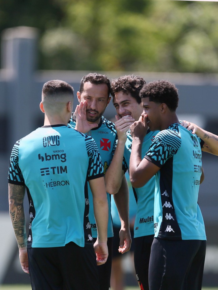 Treino do Vasco da Gama no CT Moacyr Barbosa em 15 de outubro de 2022. Foto: Daniel RAMALHO/VASCO