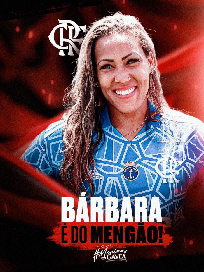 Bárbara é a nova goleira do Flamengo