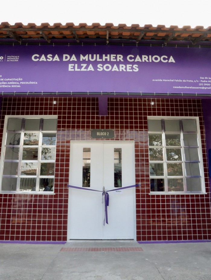 Casa da Mulher Carioca Elza Soares foi inaugurada em Padre Miguel