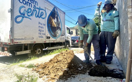 Obras regularizam fornecimento de água de 12 mil moradores em Nova Iguaçu