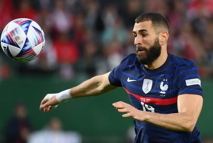 Karim Benzema disputou 97 partidas pela seleção da França