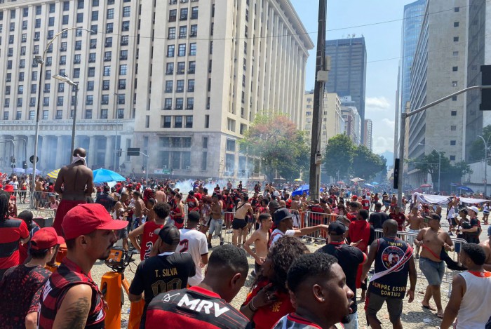 Parte final da festa teve confusão