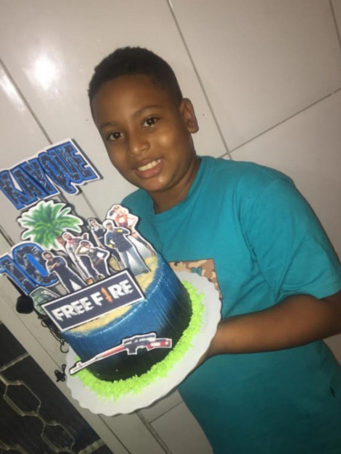 Ney Kayque foi baleado neste domingo (13) em São João de Meriti