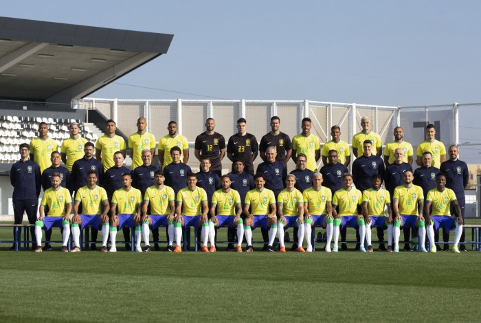 CBF divulgou a foto oficial da seleção brasileira que disputará a Copa do Mundo do Catar