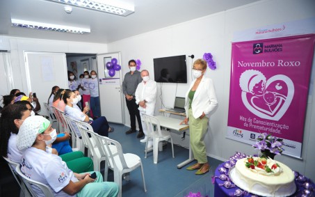 Maternidade Mariana Bulhões realiza evento em alusão ao Novembro Roxo