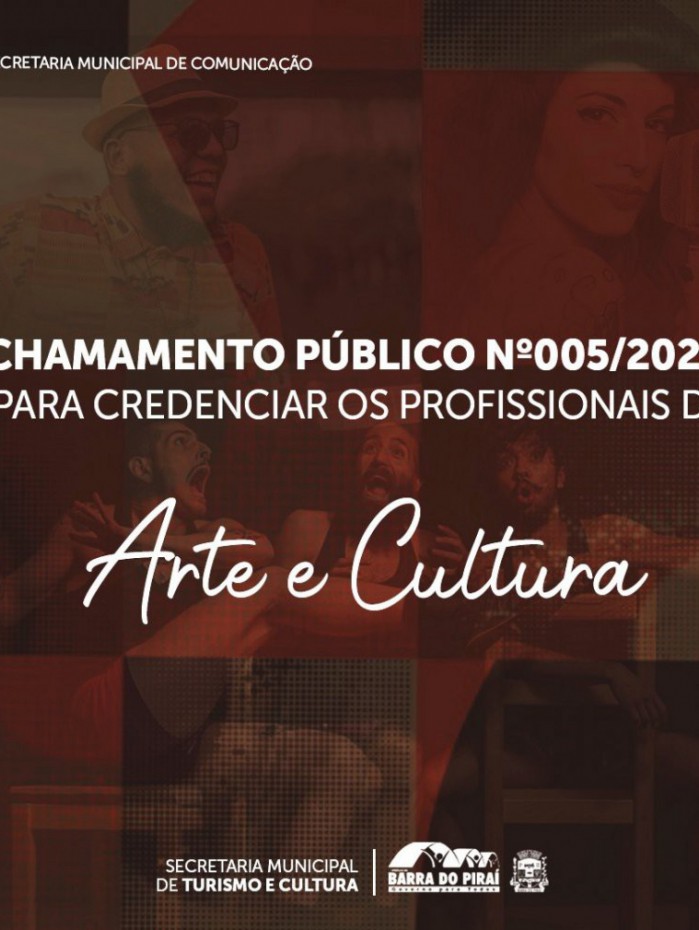 Artistas poderão participar de projetos da prefeitura