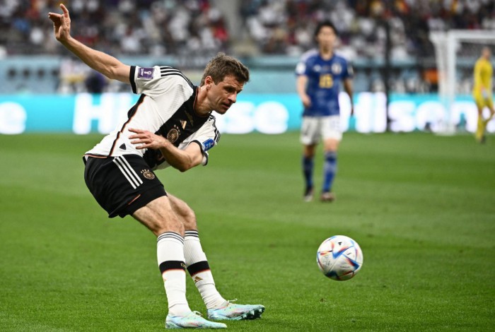 Thomas Müller teve atuação apagada em derrota da Alemanha contra o Japão
