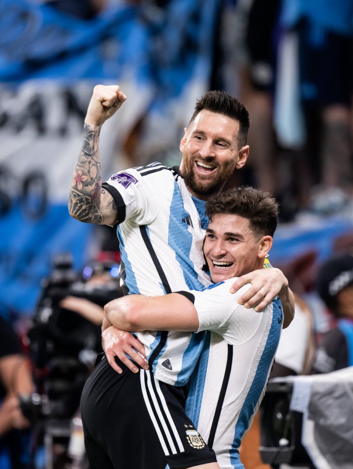 Messi e Julián Álvarez