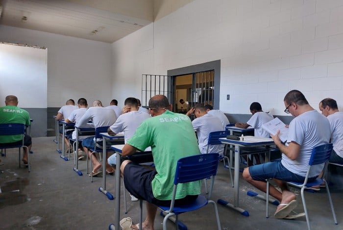 SEAP informou que os presos fizeram a prova da UERJ neste final de semana