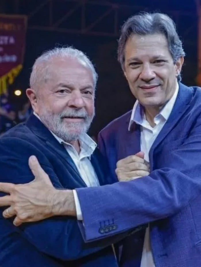 Lula e Fernando Haddad