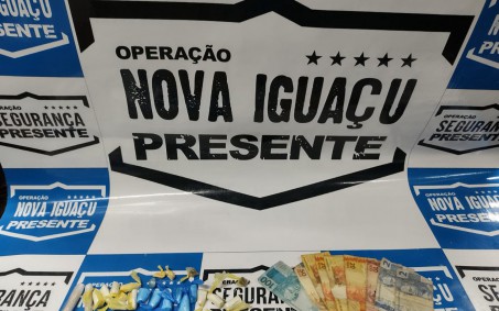 Polícia prende suspeito de tráfico no bairro Rancho Novo, em Nova Iguaçu