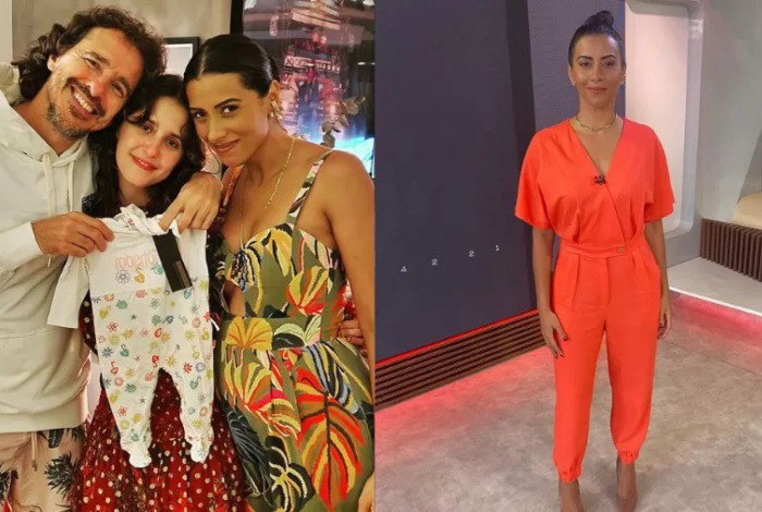 Jornalista Aline Midlej anúncia que está grávida de uma menina