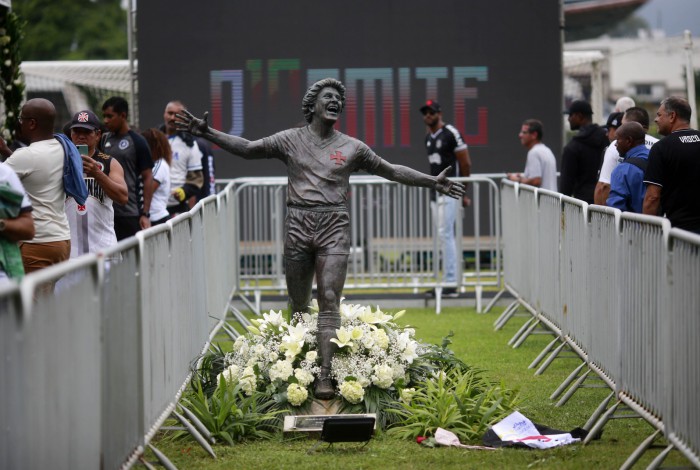 Velorio de Roberto Dinamite no Estadio de Sao Januario em 09 de janeiro de 2023. Foto: Daniel RAMALHO/VASCO