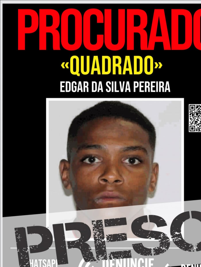 Edgar da Silva Pereira, vulgo "Quadrado", de 29 anos, foi preso por policiais militares do 9º BPM (Rocha Miranda)
 - Divulgação