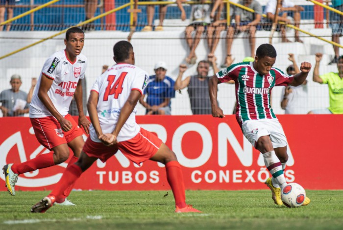 Estádio Professor Dario Rodrigues Leite, SP, Guaratinguetá - Brasil - Copinha sub-20 2023 - Fluminense x Atlético Guaratinguetá            

FOTO: LEONARDO BRASIL/ FLUMINENSE FC

IMPORTANTE: Imagem destinada a uso institucional e divulgação, seu uso comercial está vetado incondicionalmente por seu autor e o Fluminense Football Club

IMPORTANT: Image intended for institutional use and distribution. Commercial use is prohibited unconditionally by its author and Fluminense Football Club

IMPORTANTE: Imágen para uso solamente institucional y distribuición. El uso comercial es prohibido por su autor y por el Fluminense Football Club