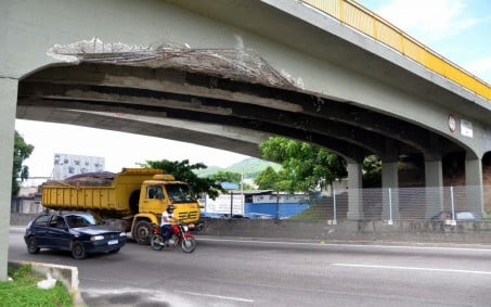 Obra em viaduto interdita parte da Via Dutra em Nova Iguaçu a partir deste sábado