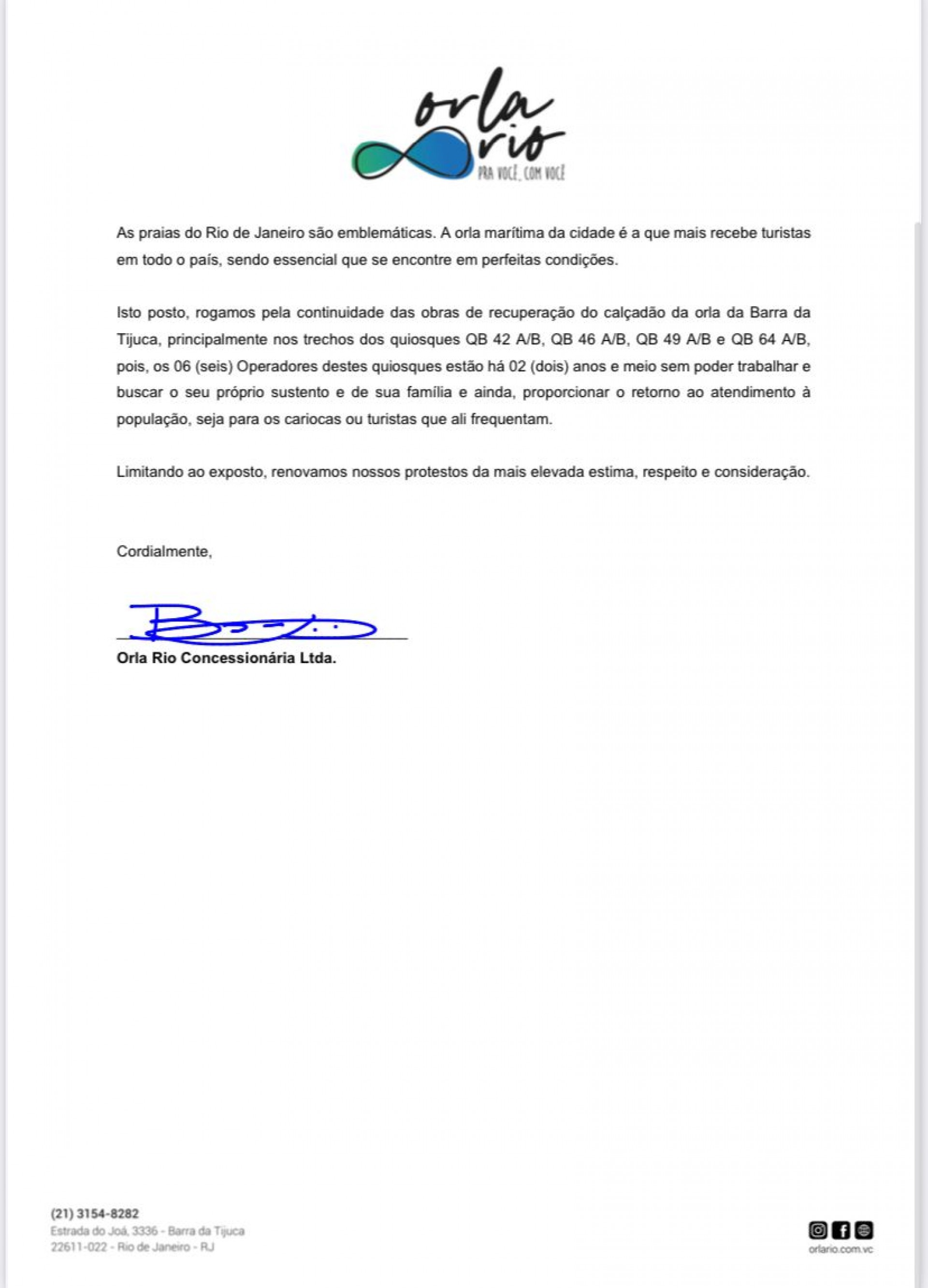 Segundo a Orla Rio, a orla marítima da cidade é a que mais recebe turistas em todo o país - Manifesto Orla Rio