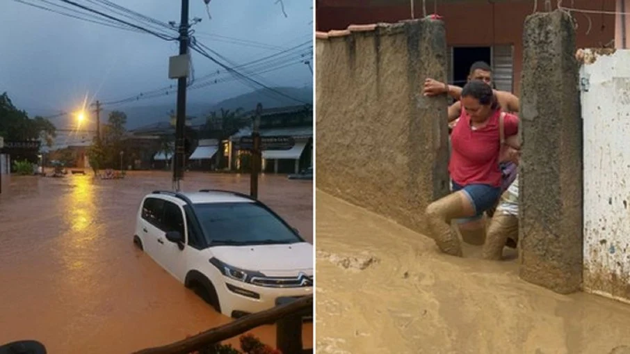 S&atilde;o Sebasti&atilde;o foi a cidade mais atingida pelas chuvas no litoral de S&atilde;o Paulo
