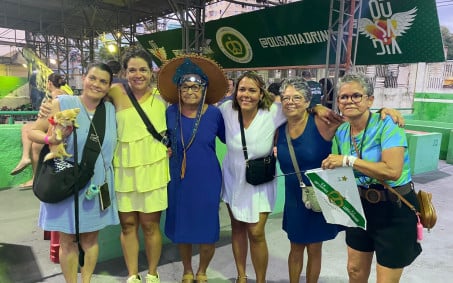 Descendentes de Lampião comemoram título na quadra da Imperatriz