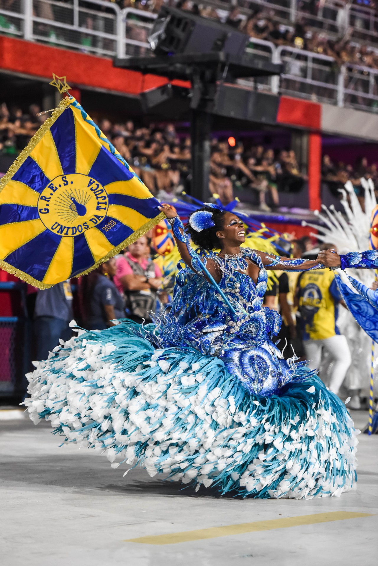 A porta-bandeira decidiu encerrar o ciclo para seguir a sua intui&ccedil;&atilde;o