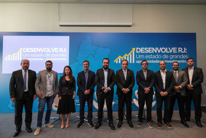 Cláudio Castro, Vinicius Farah e Hugo Leal encerraram o evento