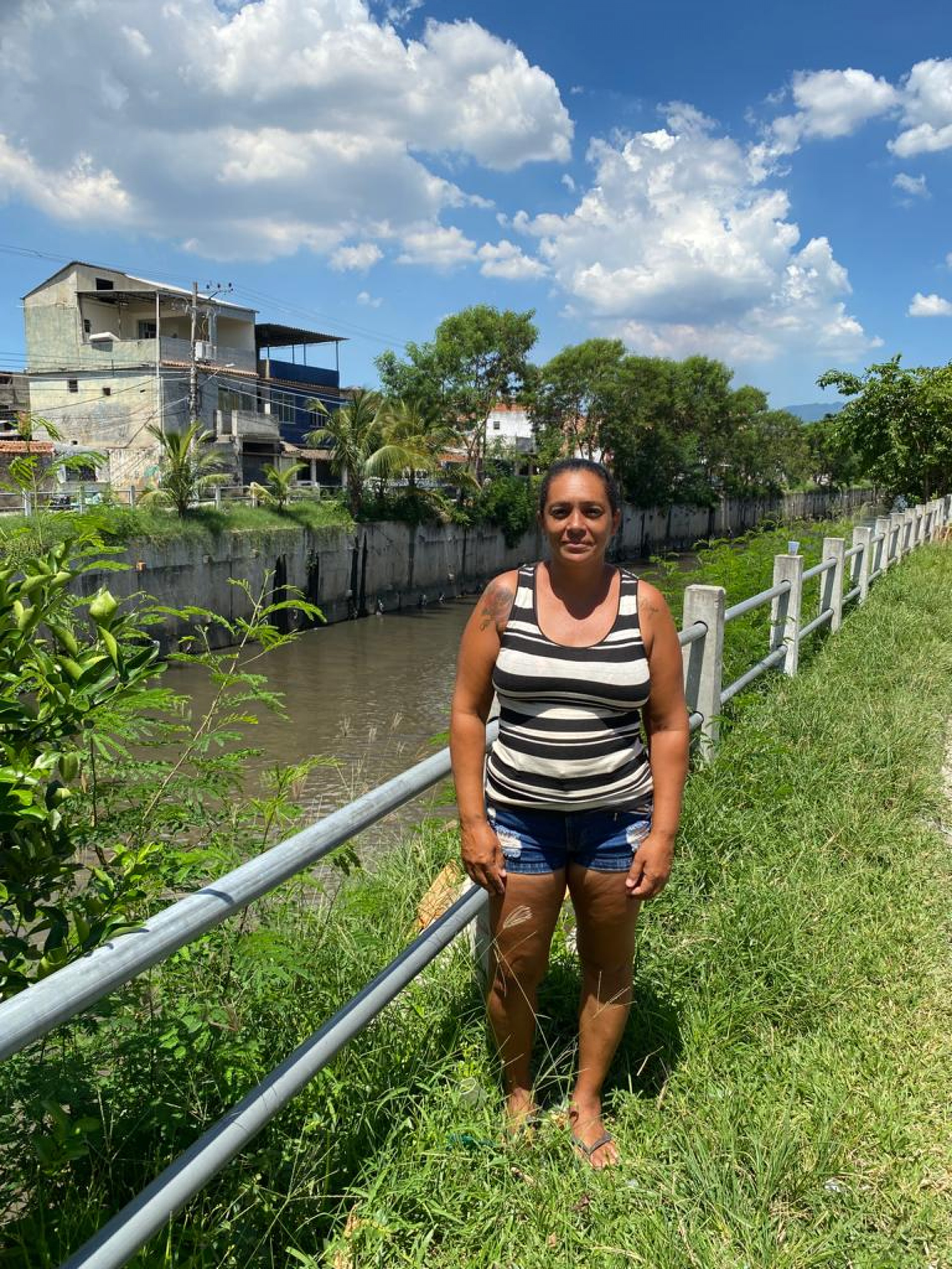 Alzenda Catarina j&aacute; perdeu suas coisas em dois alagamentos que ocorreram no Rio Acari